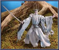Twilight Ringwraith (Sword Jabbing Action) from Lord of the Rings - Trilogy - Fellowship of the Ring - Series 1 manufactured by Toy Biz [Loose]