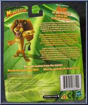 Alex Lion from Madagascar - Basic Series manufactured by Hasbro [Back]