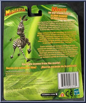 Marty Zebra from Madagascar - Basic Series manufactured by Hasbro [Back]