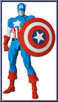 Captain America (Comic Version) from Mafex - Marvel manufactured by Medicom [Loose]