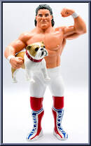 Davey Boy Smith (White Pants) from Major Wrestling Figure Podcast - Big Rubber Guys manufactured by Unknown [Loose]