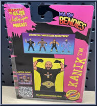 Kanik from Major Wrestling Figure Podcast - Major Bendies - Exclusives manufactured by Unknown [Back]