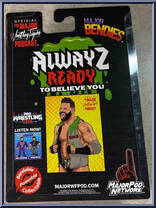 Matt Cardona from Major Wrestling Figure Podcast - Major Bendies - Exclusives manufactured by Unknown [Back]