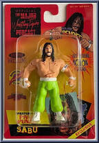 Sabu from Major Wrestling Figure Podcast - Major Bendies - Exclusives manufactured by Unknown [Front]