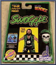 Swoggle from Major Wrestling Figure Podcast - Major Bendies - Exclusives manufactured by Unknown [Back]