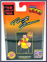 Tommy Dreamer (Yellow Shirt) from Major Wrestling Figure Podcast - Major Bendies - Exclusives manufactured by Unknown [Back]
