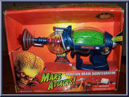 Martian Brain Disintegrator (Blue) from Mars Attacks - Electronic Rayguns manufactured by Trendmasters [Front]