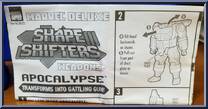 Apocalypse from Marvel - Shape Shifters manufactured by Toy Biz [Instructions]