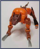 Wolverine (Shadow) from Marvel - Shape Shifters manufactured by Toy Biz [Loose]