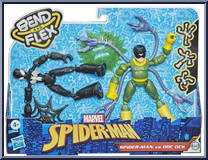 Spider-Man vs Doc Ock from Marvel - Bend and Flex - 2-Pack manufactured by Hasbro [Front]