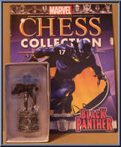 Black Panther from Marvel Chess Collection - Basic Series manufactured by Eaglemoss [Front]