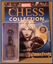 Emma Frost from Marvel Chess Collection - Basic Series manufactured by Eaglemoss [Front]