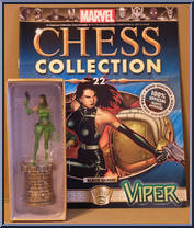 Viper from Marvel Chess Collection - Basic Series manufactured by Eaglemoss [Front]