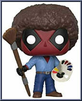Deadpool (as Bob Ross) from Marvel - Marvel Universe Pop! manufactured by Funko [Loose]