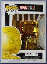 Gamora (Gold Chrome) from Marvel - Marvel Stud10s Pop! manufactured by Funko [Front]
