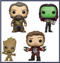 Groot / Star-Lord / Ego / Gamora Action Figure