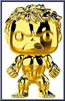 Hulk (Gold Chrome) from Marvel - Marvel Stud10s Pop! manufactured by Funko [Loose]