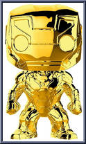 Iron Man (Gold Chrome) from Marvel - Marvel Stud10s Pop! manufactured by Funko [Loose]