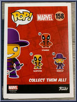 Madcap (Metallic) from Marvel - Marvel Universe Pop! manufactured by Funko [Back]
