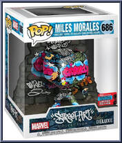 Miles Morales (Deluxe) from Marvel - Street Art Pop! manufactured by Funko [Front]