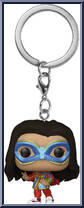 Ms. Marvel from Marvel - Pop! Keychains manufactured by Funko [Loose]