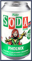 Phoenix (Green) from Marvel - Soda manufactured by Funko [Front]