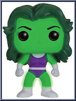 She-Hulk (Glows in the Dark) from Marvel - Marvel Universe Pop! manufactured by Funko [Loose]