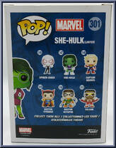 She-Hulk (Lawyer) from Marvel - Marvel Universe Pop! manufactured by Funko [Back]