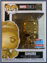 Shuri (Gold Chrome) from Marvel - Marvel Stud10s Pop! manufactured by Funko [Front]