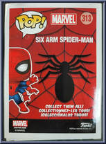 Six Arm Spider-Man from Marvel - Marvel Universe Pop! manufactured by Funko [Back]