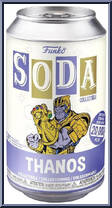 Thanos (Chase) from Marvel - Soda manufactured by Funko [Front]