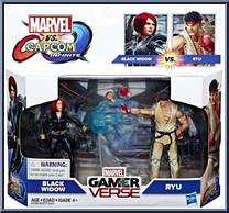 Black Widow vs. Ryu from Marvel - Gamerverse - Marvel vs. Capcom manufactured by Hasbro [Front]