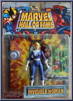 Invisible Woman (Short Hair) from Marvel - Hall of Fame - Series 1 manufactured by Toy Biz [Front]