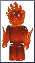Human Torch from Marvel - Kubricks - Series 3 manufactured by Medicom [Loose]