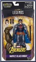 Black Knight from Marvel Legends - Infinite Series - Cull Obsidian Series manufactured by Hasbro [Front]