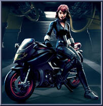 Black Widow Cycle from Marvel Legends - Infinite Series - Vehicles manufactured by Hasbro [Loose]