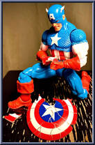 Captain America from Marvel Legends - Infinite Series - Secret Wars manufactured by Hasbro [Loose]