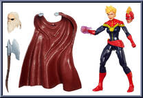 Captain Marvel from Marvel Legends - Infinite Series - Odin Series manufactured by Hasbro [Loose]