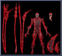 Carnage (Let There Be Carnage) from Marvel Legends - Infinite Series - Exclusives manufactured by Hasbro [Loose]