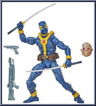 Deadpool (Blue / Gold) from Marvel Legends - Infinite Series - Strong Guy Series manufactured by Hasbro [Loose]