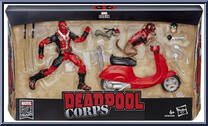 Deadpool Corps (Scooter / Dogpool / Squirrelpool) from Marvel Legends - Infinite Series - Vehicles manufactured by Hasbro [Front]