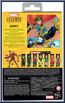 Gambit (Age of Apocalypse) from Marvel Legends - Infinite Series - Nemesis Series manufactured by Hasbro [Back]