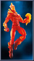 Human Torch from Marvel Legends - Infinite Series - Exclusives manufactured by Hasbro [Loose]