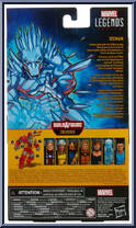 Iceman from Marvel Legends - Infinite Series - Colossus Series manufactured by Hasbro [Back]
