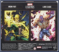 Iron Fist / Luke Cage from Marvel Legends - Infinite Series - Marvel 85th Anniversary manufactured by Hasbro [Back]