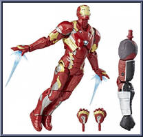 Iron Man Mark 46 from Marvel Legends - Infinite Series - Giant Man 'Best Of Civil War' Series manufactured by Hasbro [Loose]