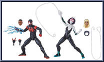Miles Morales / Spider-Gwen from Marvel Legends - Infinite Series - Exclusives manufactured by Hasbro [Loose]