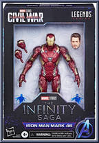 Iron Man (Mark 46) from Marvel Legends - Infinity Saga - Captain America - Civil War manufactured by Hasbro [Front]