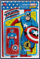 Captain America (1st Edition) from Marvel Legends - Retro - Basic Series manufactured by Hasbro [Front]