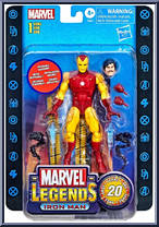 Iron Man from Marvel Legends - Retro - 6" Scale manufactured by Hasbro [Front]